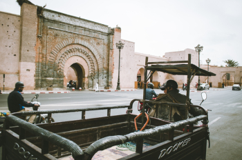 Person Riding Auto Rickshaw Person Riding Auto Rickshaw