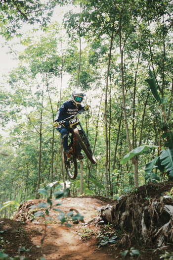 Person Riding on Bicycle