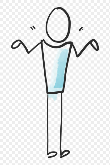 Person shrugging png, confused stickman | Free PNG - rawpixel Person shrugging png, confused stickman | Free PNG - rawpixel