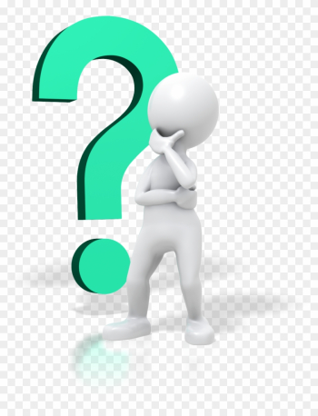 Person Thinking With Question Mark Free Clipart - Stick Man Thinking