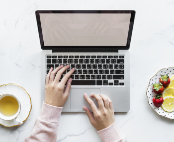 Person Typing on Laptop Person Typing on Laptop