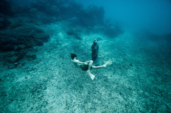 Person Underwater Person Underwater