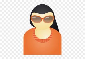 Person, User, Woman, Profile, People, Sunglass, Account, - Woman Icon
