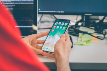 person using silver iPhone X person using silver iPhone X