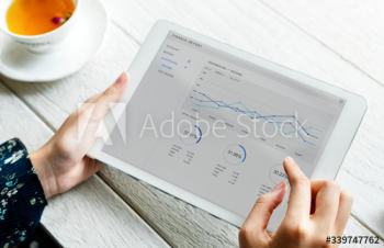 Person using tablet