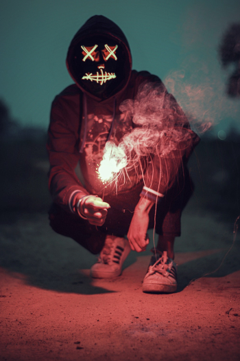 Person Wearing A Mask Person Wearing A Mask