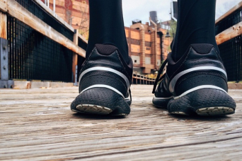 Person Wearing Black Running Shoes Person Wearing Black Running Shoes