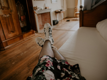 Person Wearing Shoes