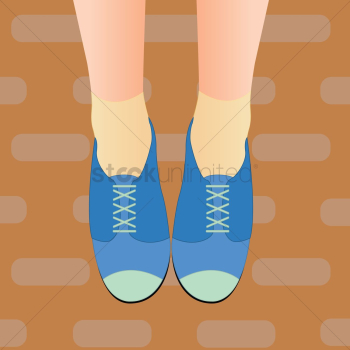 Person wearing shoes Person wearing shoes