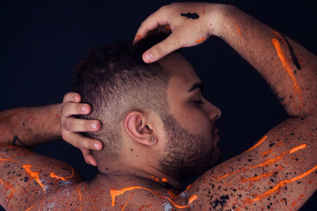 Person with Paint on His Body Person with Paint on His Body