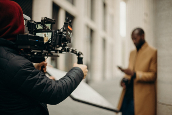 Person With Professional Camera Person With Professional Camera