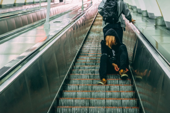 Persons on Escalator Persons on Escalator