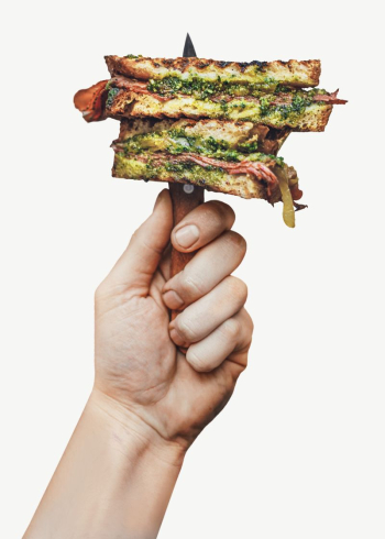 Pesto sandwich collage element | Free PSD - rawpixel Pesto sandwich collage element | Free PSD - rawpixel