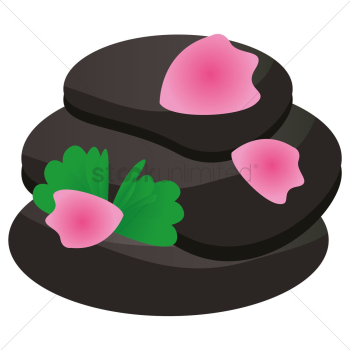 Petals on stone Petals on stone