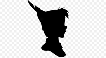 Peter Pan Peter and Wendy Wendy Darling Tinker Bell Captain Hook - Black Peter Pan head portrait 