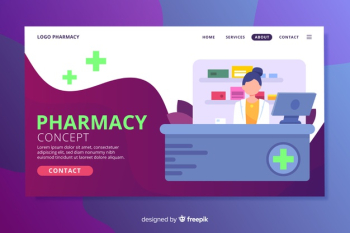 Pharmacy landing page Pharmacy landing page