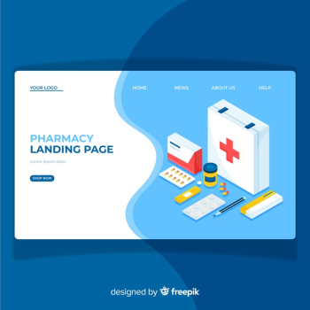 Pharmacy landing page Pharmacy landing page
