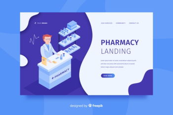 Pharmacy landing page Pharmacy landing page