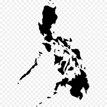 Philippines Vector Map Royalty-free Silhouette - the seven wonders 