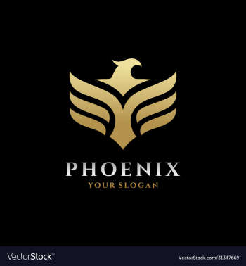 phoenix logo eagle and bird logo template