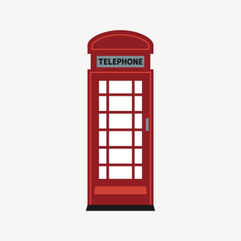 Phone booth sticker, communication illustration | Free PSD - rawpixel Phone booth sticker, communication illustration | Free PSD - rawpixel