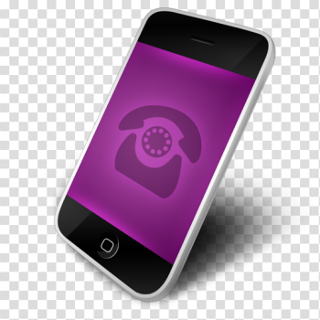 Phone, purple icon