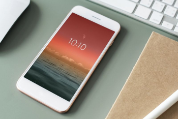 Phone screen mockup, editable technology | Free PSD Mockup - rawpixel