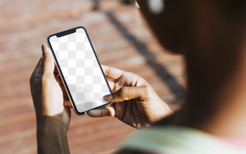 Phone screen png mockup, editable | Free PNG Mockup - rawpixel