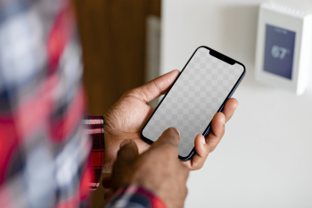 Phone screen png mockup, smart | Free PNG Mockup - rawpixel