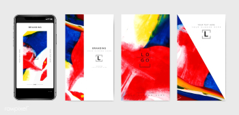 Phone wallpaper templates | Free stock vector - 575284