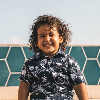 Photo of a Boy With Curly Hair Photo of a Boy With Curly Hair