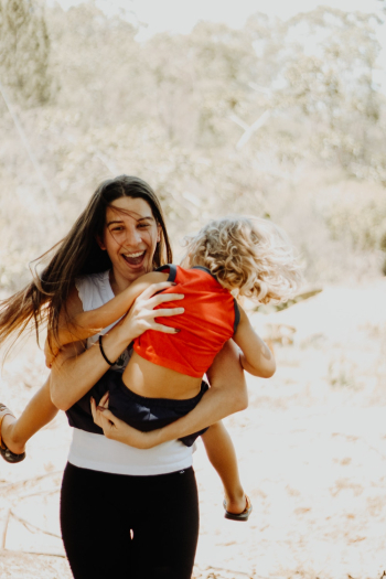 Photo Of A Happy Mother And Child Photo Of A Happy Mother And Child
