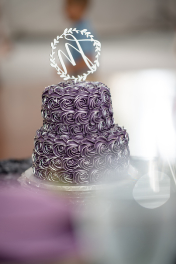 Photo of a Purple Baked Cake Photo of a Purple Baked Cake