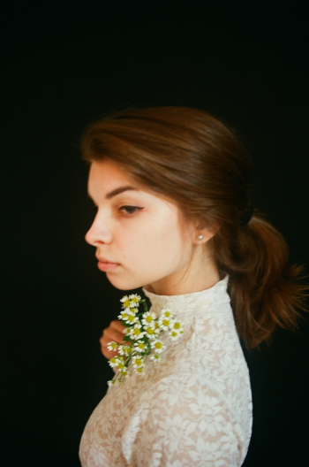Photo of a Woman Facing Sideways Photo of a Woman Facing Sideways