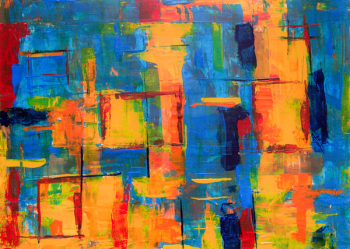 Photo of Abstract Painting Photo of Abstract Painting