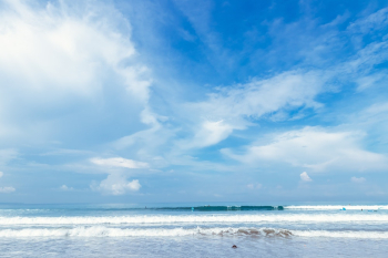 Photo of Beach Under Blue Sky Photo of Beach Under Blue Sky