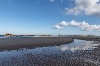 Photo of Beach Under Blue Sky Photo of Beach Under Blue Sky