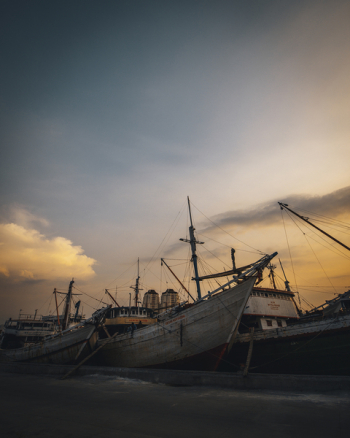 Photo of Boats During Dawn Photo of Boats During Dawn