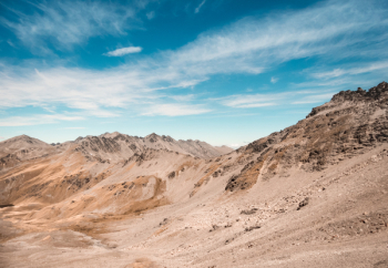 Photo of Brown Hills Under Blue Sky Photo of Brown Hills Under Blue Sky