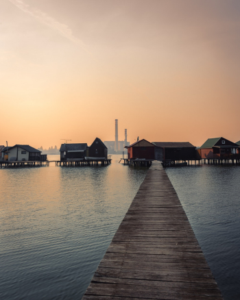 Photo of Brown Wooden Boardwalk