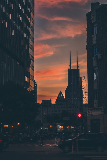 Photo Of City During Dawn Photo Of City During Dawn