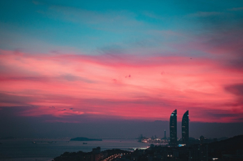 Photo Of City During Dawn Photo Of City During Dawn