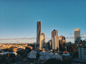 Photo of Cityscape Under Blue Sky Photo of Cityscape Under Blue Sky