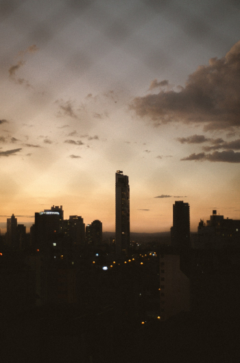 Photo of Cityscape Under Evening Sky Photo of Cityscape Under Evening Sky
