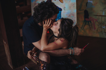 Photo of Couple Kissing