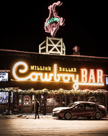 Photo of Cowboy Bar Signage Photo of Cowboy Bar Signage