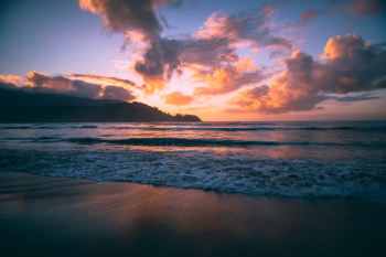 Photo of Empty Beach During Golden Hour Photo of Empty Beach During Golden Hour