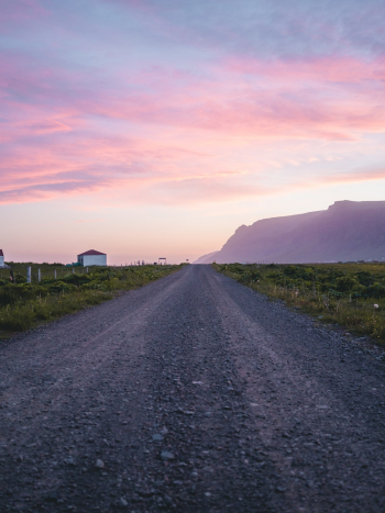 Photo of Empty Gravel Road Photo of Empty Gravel Road