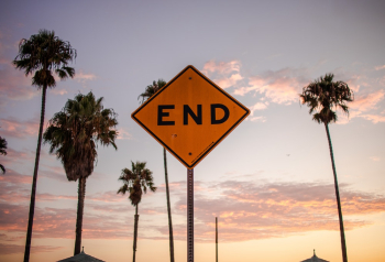 Photo Of End Signage Photo Of End Signage