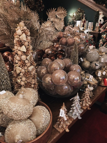 Photo of Golden Christmas Ornaments Photo of Golden Christmas Ornaments